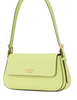 Kate Spade New York Madison Saffiano Leather Small Flap Shoulder Bag Lime Slushy