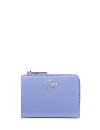 Kate Spade New York Madison Small L Zip Wallet Frosted Blueberry