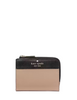 Kate Spade New York Madison Small L Zip Wallet Toasted Hazelnut