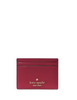 Kate Spade New York Madison Small Slim Card Holder Red Jam