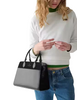 Kate Spade New York Madison Suede Medium Satchel Black