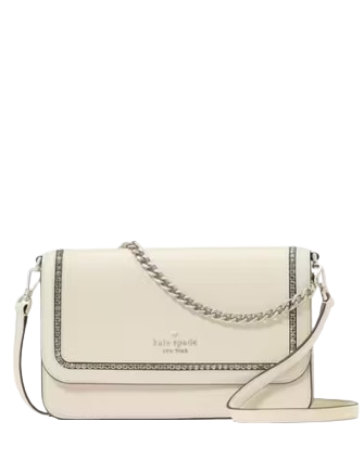 Kate Spade New York Madison Willow Medium Flap Convertible Crossbody Meringue