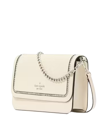 Kate Spade New York Madison Willow Medium Flap Convertible Crossbody Meringue