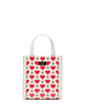 Kate Spade New York Manhattan Pixel Hearts Mini Tote Cream