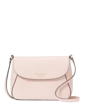 Kate Spade New York Monica Small Flap Crossbody Blush Cloud