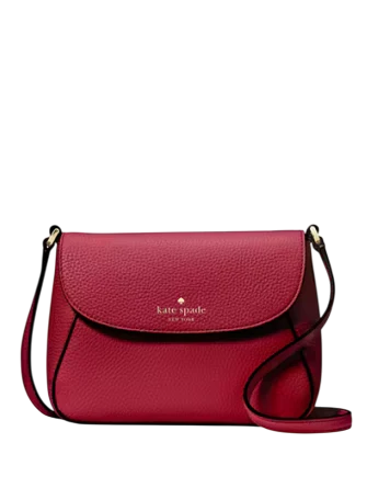 Kate Spade New York Monica Small Flap Crossbody Red Jam