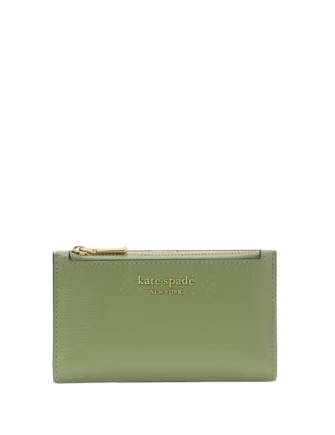 Kate Spade New York Morgan Small Slim Bifold Wallet Cedar Stand