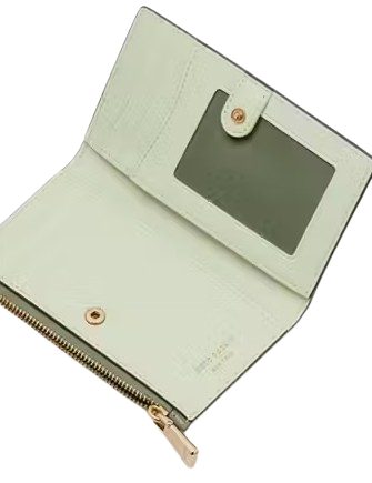 Kate Spade New York Morgan Small Slim Bifold Wallet Cedar Stand