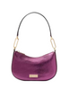 Kate Spade New York Nina Metallic Shoulder Bag Dark Raspberry
