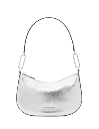 Kate Spade New York Nina Metallic Shoulder Bag Silver