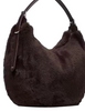 Kate Spade New York Nova Faux Fur Large Crescent Shoulder Bag Hot Fudge