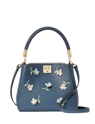 Kate Spade New York Phoebe Applique Small Top Handle Bag  Bluestone