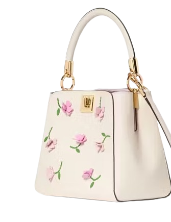 Kate Spade New York Phoebe Applique Small Top Handle Bag Meringue