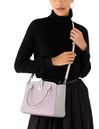 Kate Spade New York Phoebe Colorblock Medium Satchel Violet Mist