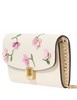 Kate Spade New York Phoebe Floral Applique Turnlock Wallet-on-chain  Meringue