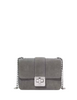 Kate Spade New York Phoebe Suede Turnlock Mini Flap Crossbody Hare Grey
