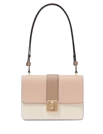 Kate Spade New York Phoebe Turnlock Shoulder Bag Toasted Hazelnut