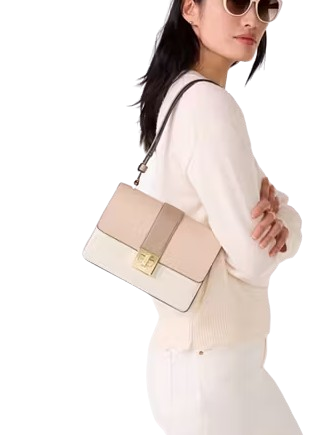 Kate Spade New York Phoebe Turnlock Shoulder Bag Toasted Hazelnut