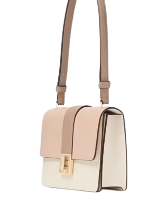 Kate Spade New York Phoebe Turnlock Shoulder Bag Toasted Hazelnut
