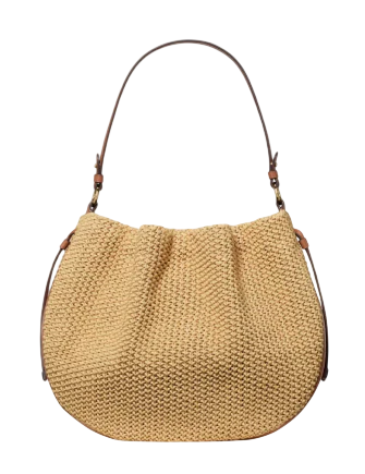 Kate Spade New York Pinch Straw Shoulder Bag | Brixton Baker