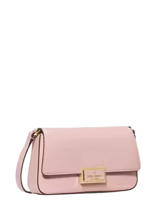 Kate Spade New York Reegan Patent Mini Flap Crossbody Tutu Pink