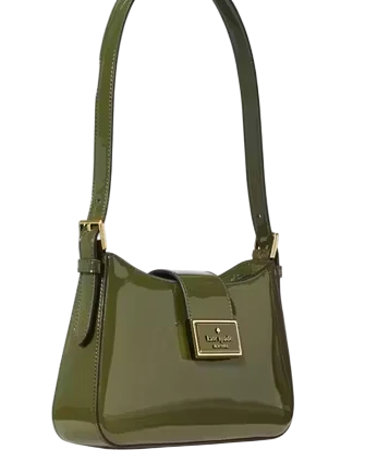 Kate Spade New York Reegan Patent Small Shoulder Bag Enchanted Green