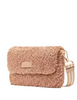 Kate Spade New York Rosie Faux Fur Small Flap Crossbody Light Fawn