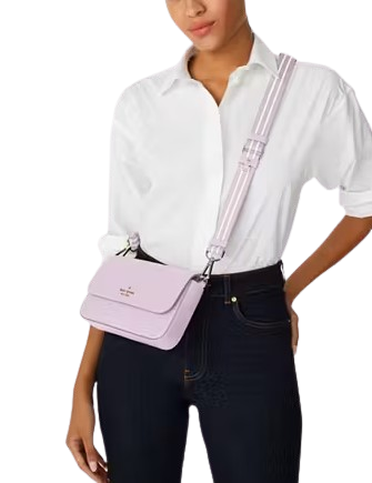 Kate Spade New York Rosie Flap Crossbody Violet Mist