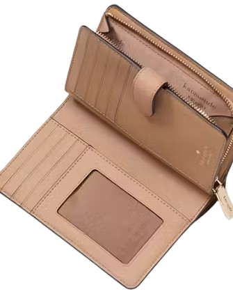 Kate Spade New York Schuyler Medium Bifold Wallet Light Fawn