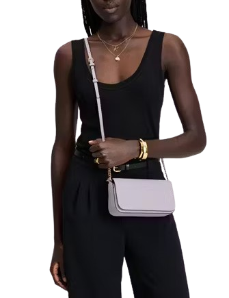 Kate Spade New York Serena Chain Wallet Lavender Cream