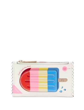 Kate Spade New York Snack Bar Popsicle Small Slim Bifold Wallet