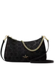Kate Spade New York Spade Flower Embroidered Medium Convertible Crossbody Black