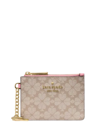 KATE SPADE 10/16迄取置き Kate Spade New York Madison Rose Toss Printed Small Slim Card