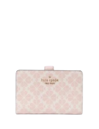 Kate Spade New York Spade Flower Medium Bifold Wallet  Rose Smoke