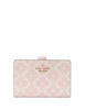 Kate Spade New York Spade Flower Medium Bifold Wallet  Rose Smoke