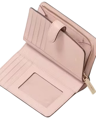 Kate Spade New York Spade Flower Medium Bifold Wallet  Rose Smoke