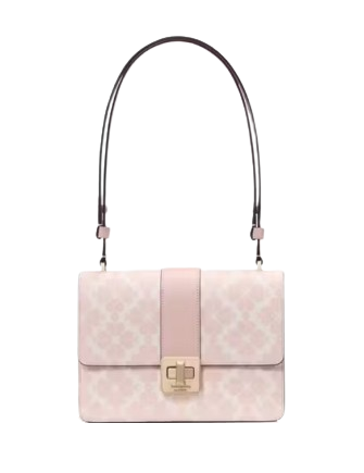 Kate Spade New York Spade Flower Pvc Small Flap Shoulder Bag Rose Smoke