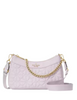 Kate Spade New York Spade Flower Quilted Fabric Convertible Crossbody Pale Amethyst