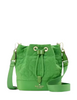 Kate Spade New York Spade Flower Quilted Nylon Bucket Bag KS Green