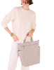 Kate Spade New York Spade Flower Quilted Nylon Convertible Backpack Cozy Grey