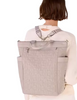 Kate Spade New York Spade Flower Quilted Nylon Convertible Backpack Cozy Grey