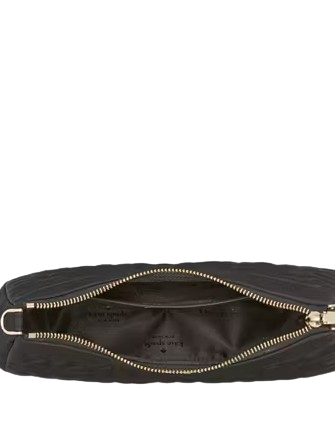 Kate Spade New York Spade Flower Quilted Nylon Convertible Crossbody Black