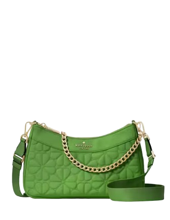 Kate Spade New York Spade Flower Quilted Nylon Convertible Crossbody
