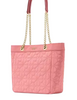 Kate Spade New York Spade Flower Quilted Nylon Medium Tote Terracotta Tile