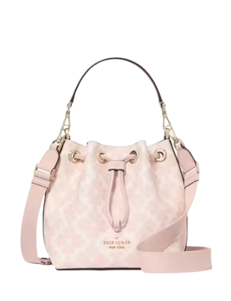 Kate Spade New York Spade Flower Small Bucket Bag Rose Smoke
