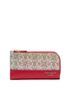 Kate Spade New York Spade Flower Small Slim Bifold Wallet  Cherry Rouge