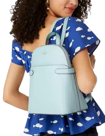 Kate Spade New York Staci Medium Dome Backpack Blue Glow