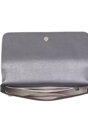 Kate Spade New York Staci Metallic Medium Flap Shoulder Bag Candied Flower