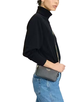 Kate Spade New York Taylor Double Zip Crossbody Black