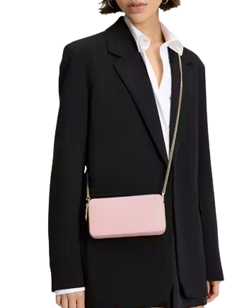 Kate Spade New York Taylor Double Zip Crossbody Chalk Pink